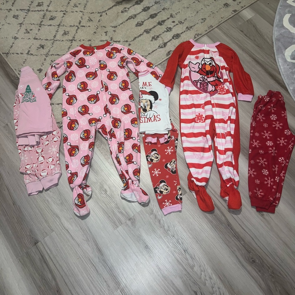 Toddler Girl Christmas Pajamas Size 3t